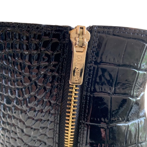 COLIN STUART CROC EMBOSSED BOOTIES - Picture 7 of 16